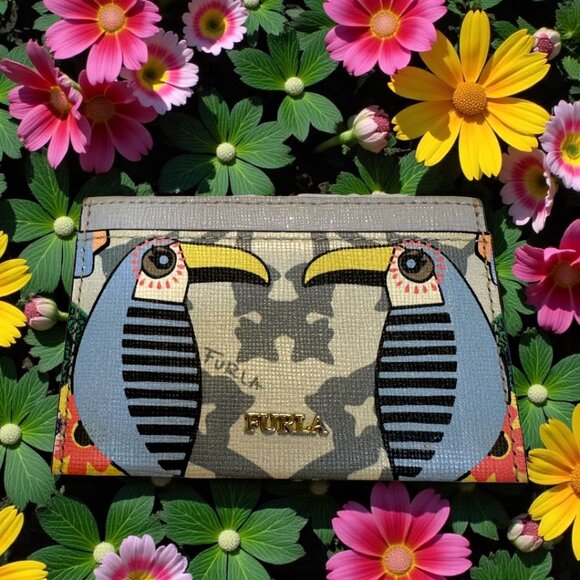 Furla Babylon Small Card Case in the "Toni Cielo" color/pattern - Picture 1 of 2